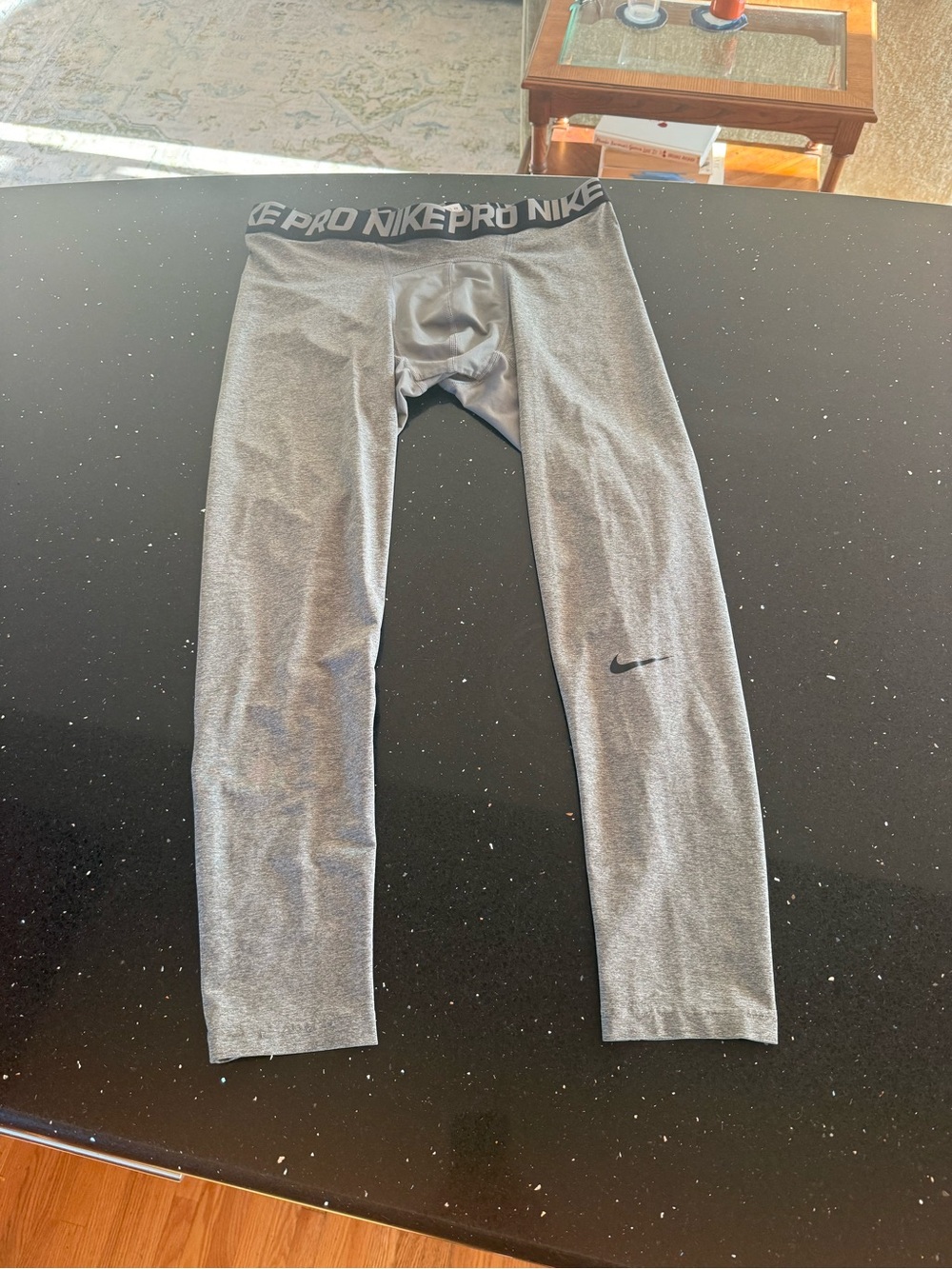 Nike Grey Pro Compression Leggings